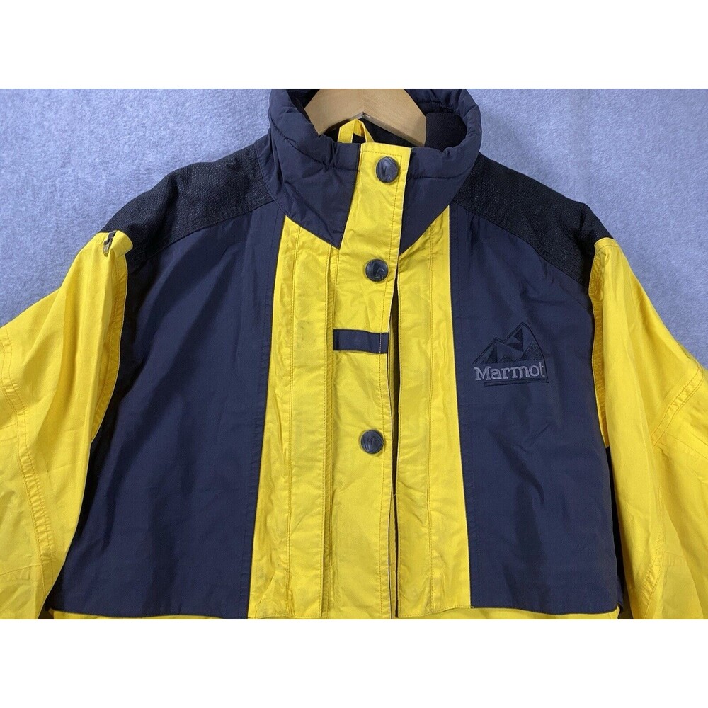 VINTAGE Marmot Jacket Womens Small Yellow Gore-tex Snowboard Ski‎ Winter Coat - Picture 3 of 16